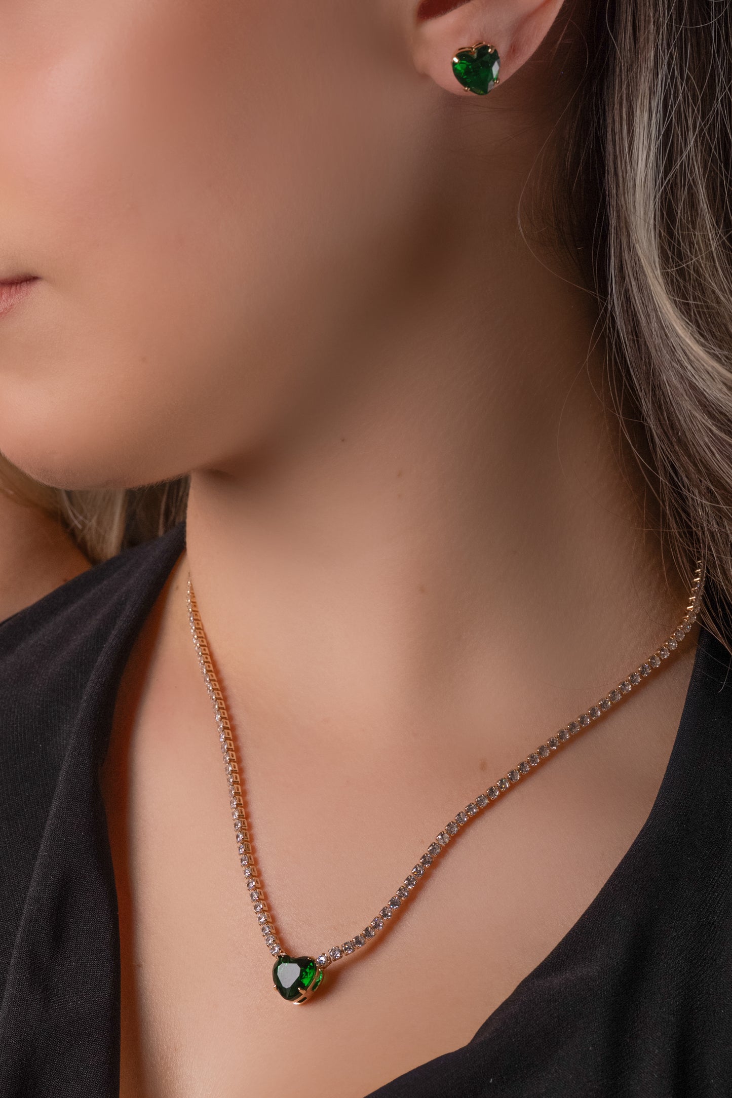 š Emerald Heartshine Zirconia š