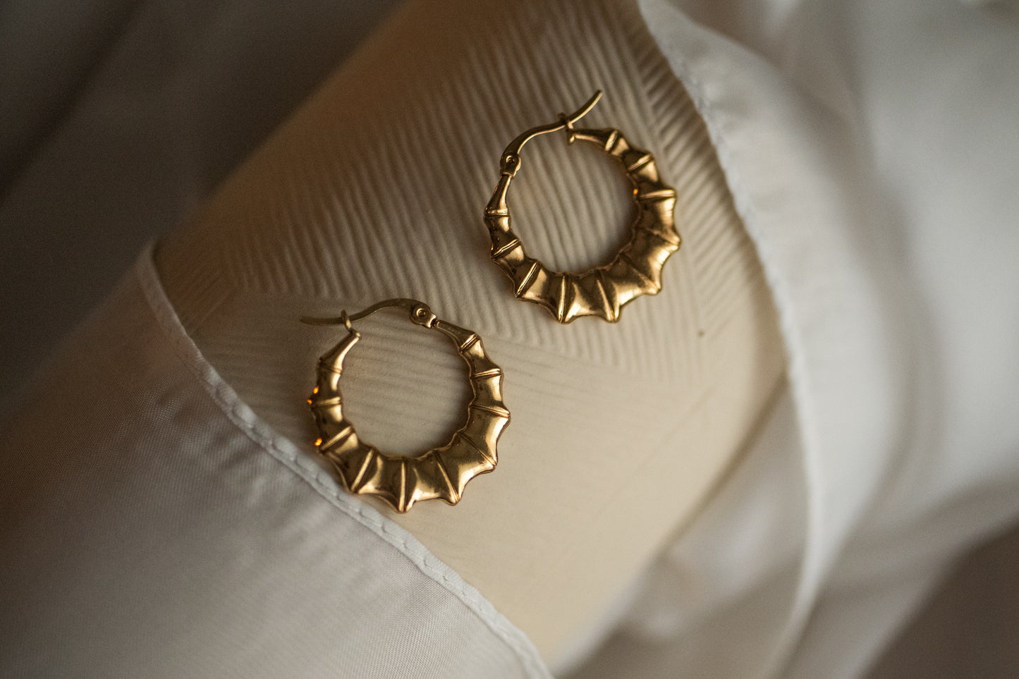 Bamboo Bold Hoop
