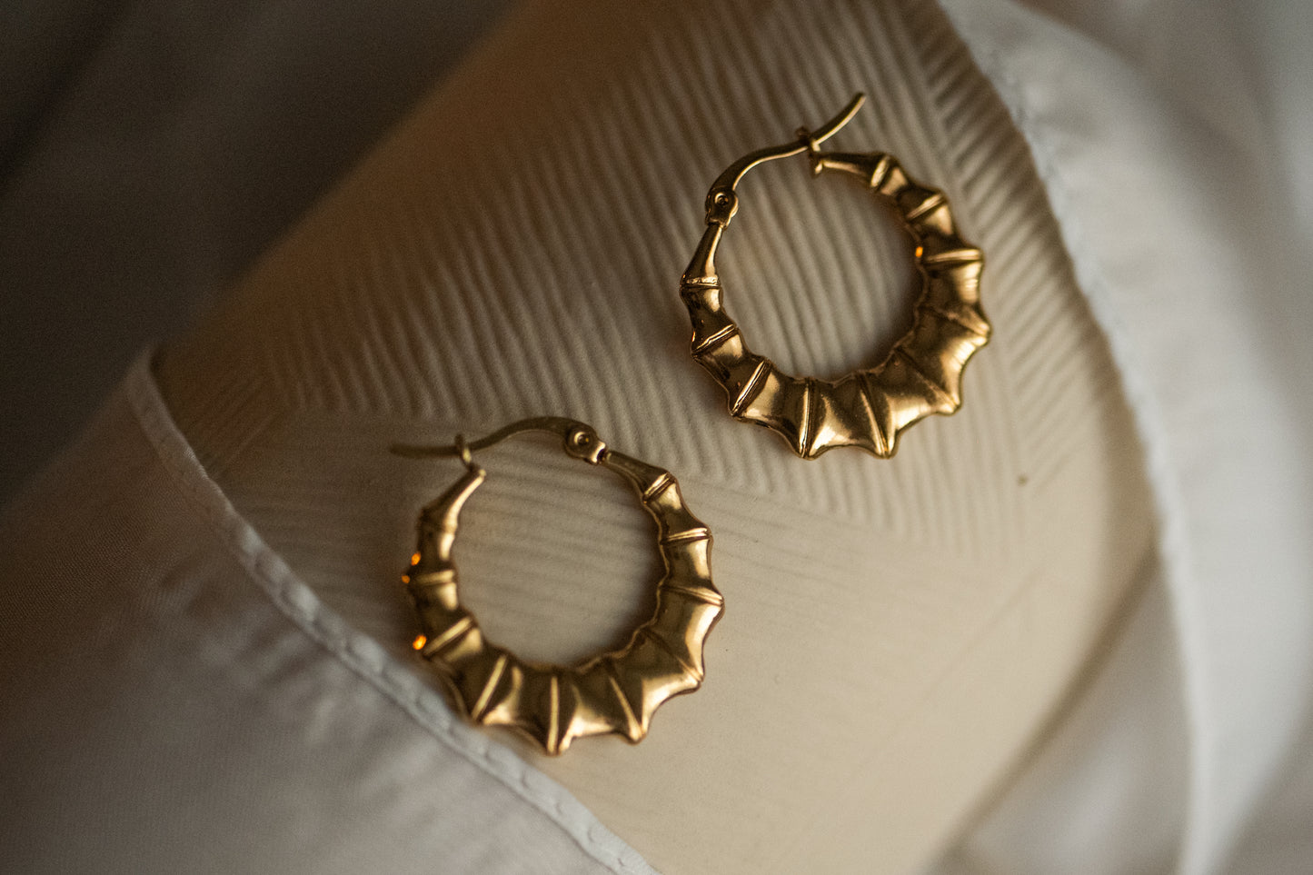Bamboo Bold Hoop