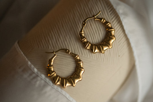 Bamboo Bold Hoop
